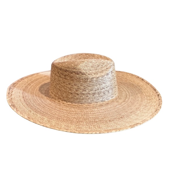 Lack of Color Palma Wide Fedora Straw Beach Hat main image 5
